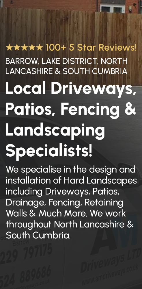 Mobile Slide for AM Driveways Barrow Home Page